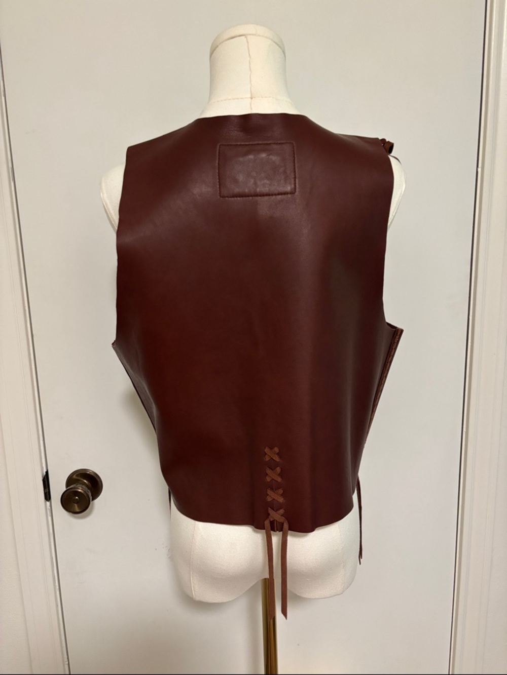Ralph Lauren Deep Brown Leather Vest - Picture 7 of 9